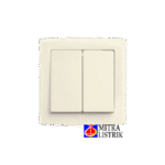 ABB Saklar Double Switch 10AX Concept BS Type AC 102 - SAKLAR ABB