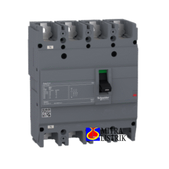 Schneider MCCB EZC250N 100A , 4P 25KA