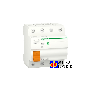 Schneider Residual current circuit breaker, Domae, 4P, 63 A, AC type, 30 mA