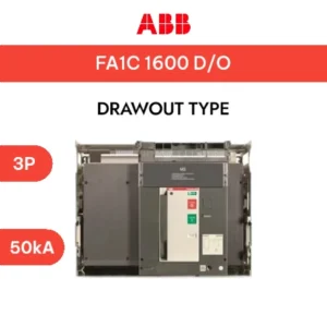 ABB ACB FA1C 3P 1600 DRAWOUT