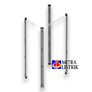 ABB N.4 GALVANIZED SHEET UPRIGHTS H=1800MM