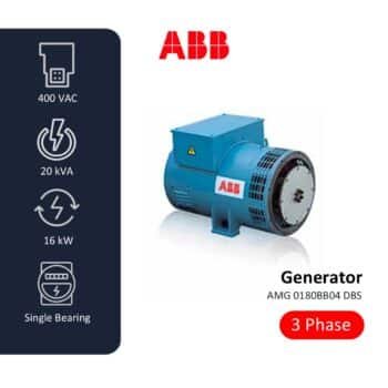 Generator - Alternator 20kVA 16kW AMG 0180BB04 DBS