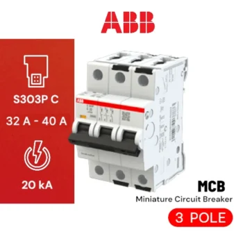 MCB ABB S 303 P-C40, 3P