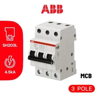 MCB Tipe SH 203 L-C25 (4,5 KA), 25A, 3P - MCB ABB
