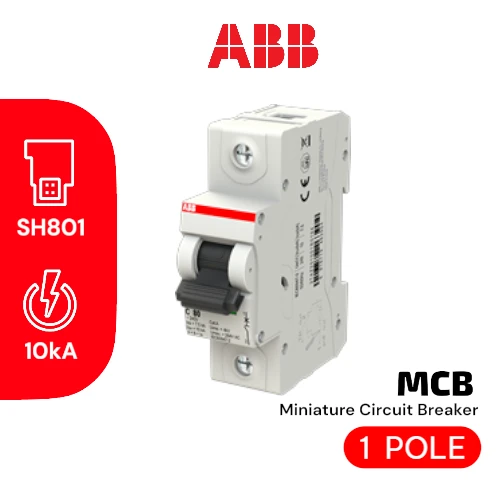 ABB MCB SH801 C 1P MCB ABB SH801