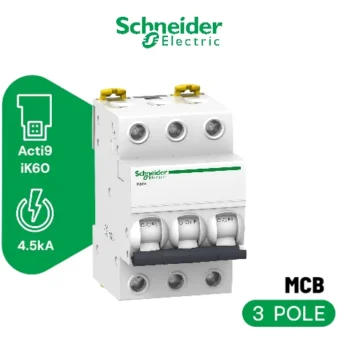 Schneider Acti9 iK60a 3P 16A 4.5 kA C MCB