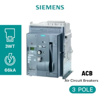 Siemens Air Circuit Breaker - ETU35WT 3P 66KA 4000A LSI FIXED