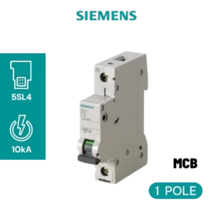 SIEMENS MCB 5SL4 1P 10KA TR