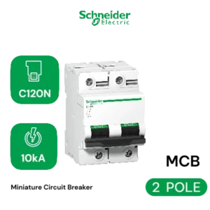 C120N - circuit breaker - 2P - 80A - C curve