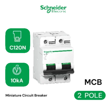 C120N - circuit breaker - 2P - 80A - C curve