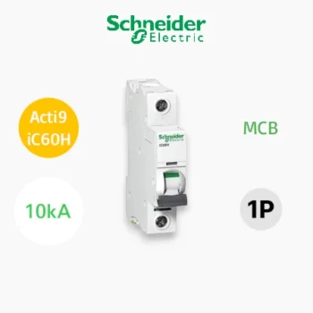 MCB iC60H - miniature circuit breaker - 2P - 63A - C curve