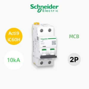 MCB iC60H - miniature circuit breaker - 2P - 32A - C curve