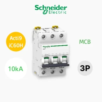MCB iC60H - miniature circuit breaker - 3P - 4A - C curve