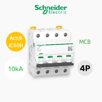 Schneider Acti 9 ACTI 9 IC60H 4P 50A 10KA KURVA C