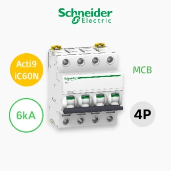 Schneider Electric Acti 9 MCB iC60N 4P 63A - Kurva C