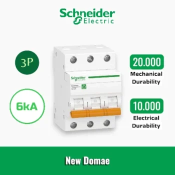 Schneider MCB DOMAE 3P 63A 6KA