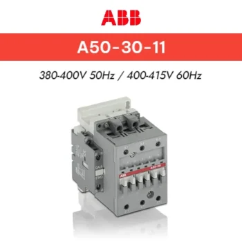 Kontaktor contactor A 50-30-11, COIL : 380 VAC 1NO+1NC with screw terminals - Kontaktor Contactor ABB
