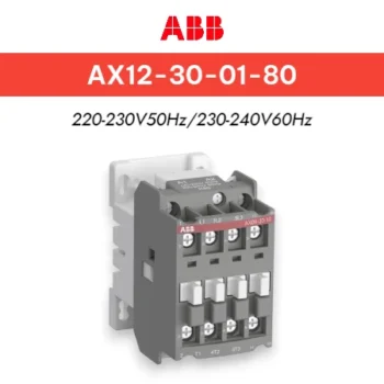 Kontaktor Contactor AX 12-30-01 COIL : 220 VAC - Kontaktor Contactor ABB