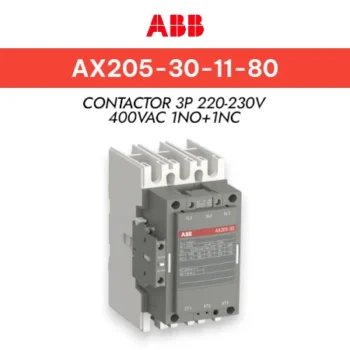 Kontaktor Contactor AX 205-30-11 COIL : 220 VAC - Kontaktor Contactor ABB