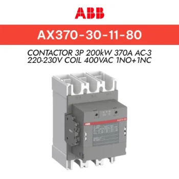 Kontaktor Contactor AX 370-30-11 COIL : 220 VAC - Kontaktor Contactor ABB