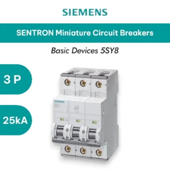 MCB Miniature circuit breaker 400 V D=70 mm 25 kA according to EN 60947-2, 3P, C25