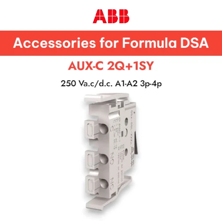 ABB AUX C 2Q+1SY 250 Va.c_d.c. A1-A2 3p-4p