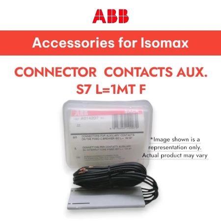 ABB CONNECTOR CONTACTS AUX. S7 L=1MT F