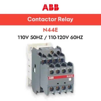 ABB N44E 110V 50Hz / 110-120V 60Hz Contactor Relay