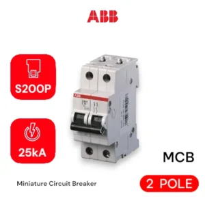 ABB MCB S200P 2P 25KA