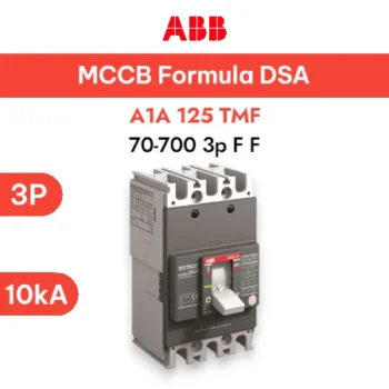 ABB MCCB A1A 3P 125/R70 70A, 10KA - MCCB ABB