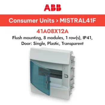 ABB MCB Box - Mistral Flush 8Modul - MCB Box ABB