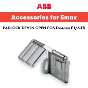 ABB PADLOCK DEV.IN OPEN POS.D=4mm E1_6-T8