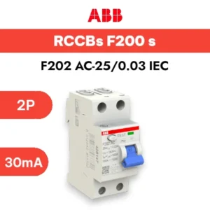ABB RCCB 2P 25A 30mA F202 ELCB F 202 AC 0.03 - RCCB ABB