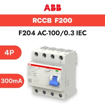 ABB RCCB F204 AC-100/0,3 IEC Residual Current Circuit Breaker