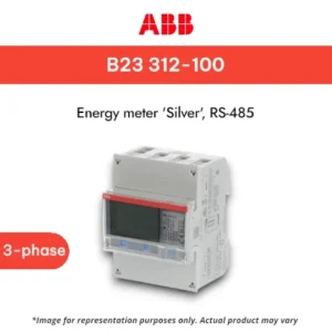 ABB B23 312-100 Energy meter 'Silver', Modbus RS485, Three-phase, 5 A