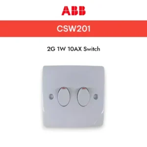 ABB CLASSIQ CSW SERIES CSW201 2G 1W 10AX Switch