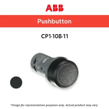 ABB Flush Push Button Type CP1-10B-11, BLACK 1NO+1NC - Push Button ABB
