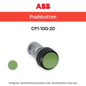 ABB Flush Push Button Type CP1-10G-20, GREEN 2NO - Push Button ABB - HIJAU