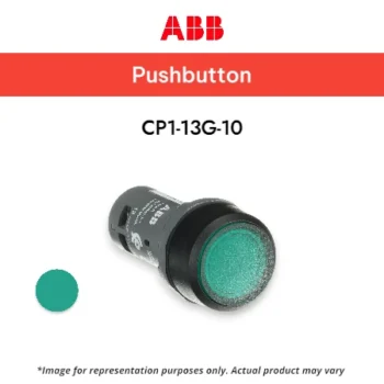 ABB Flush Push Button Type CP1-13G-10, GREEN 1NO - Push Button ABB