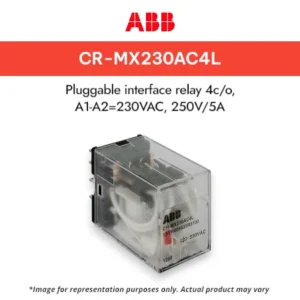ABB CR-MX230AC4L Pluggable interface relay 4c_o, A1-A2=230VAC, 250V_5A
