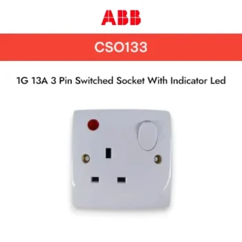 ABB Stop kontak AC (3 pin) 13A, 250V Classiq - CSO 133