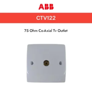 ABB CTV122 75 Ohm Co-Axial Tv Outlet