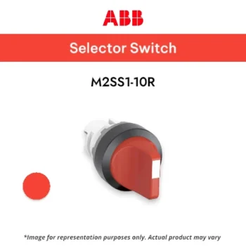 ABB Selector Switch RED 2POS(B-C), M2SS1-10R - SELECTOR SWITCH ABB