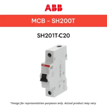 MCB 1 Pole 3kA (3000A) 20A, SH 201 T-C20 Buatan Jerman