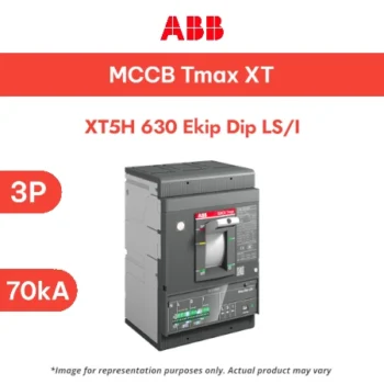 ABB MCCB XT5H 630 Ekip Dip LS/I In=630 3p F F