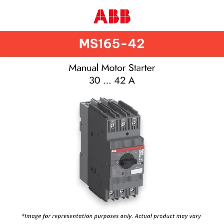 ABB MS165-42 Manual Motor Starter 30 ... 42 A