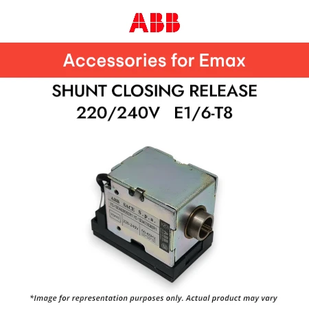 ABB SHUNT CLOSING RELEASE 220_240V E1_6-T8