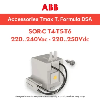 ABB Shunt Opening Release SOR-C T4-T5-T6 220..240Vac - 220..250Vdc - Shunt Opening Release SOR ABB