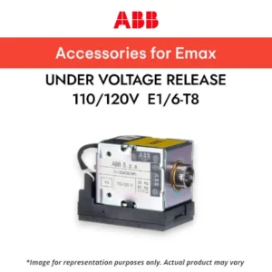 ABB UNDER VOLTAGE RELEASE 110_120V E1_6-T8