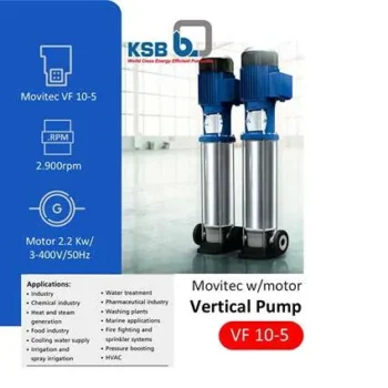 KSB Movitec VF 10/5 Vertical Multistage Pump – 2.2 kW IP55 (50Hz, Close Coupled with Motor)